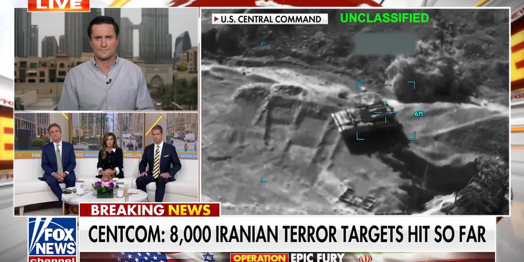 CENTCOM reports 8,000 Iranian targets have been struck