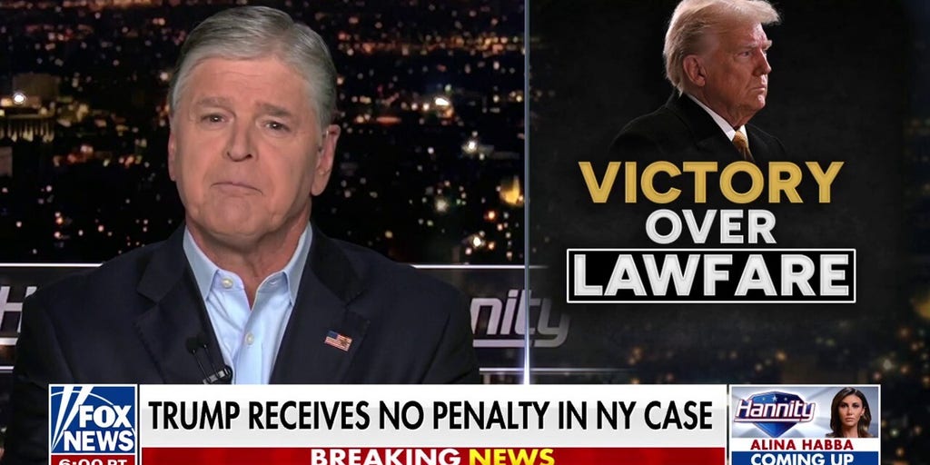 Sean Hannity calls for ‘reckoning’ after ‘failed’ lawfare campaign against Trump