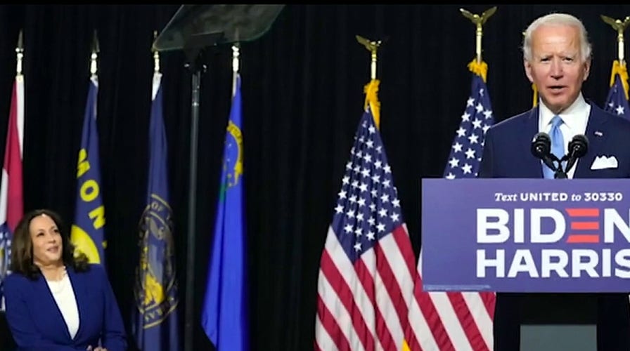 Biden and Harris make debut as running mates	