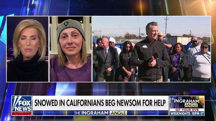 Newsom should return from vacation to help snowed-in citizens: California resident Michelle Calkins
