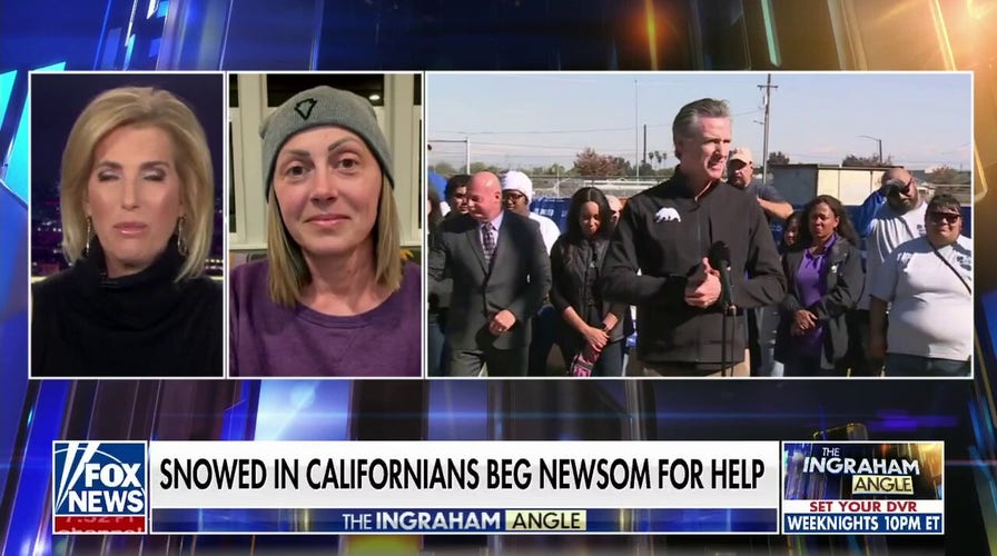 Newsom should return from vacation to help snowed-in citizens: California resident Michelle Calkins