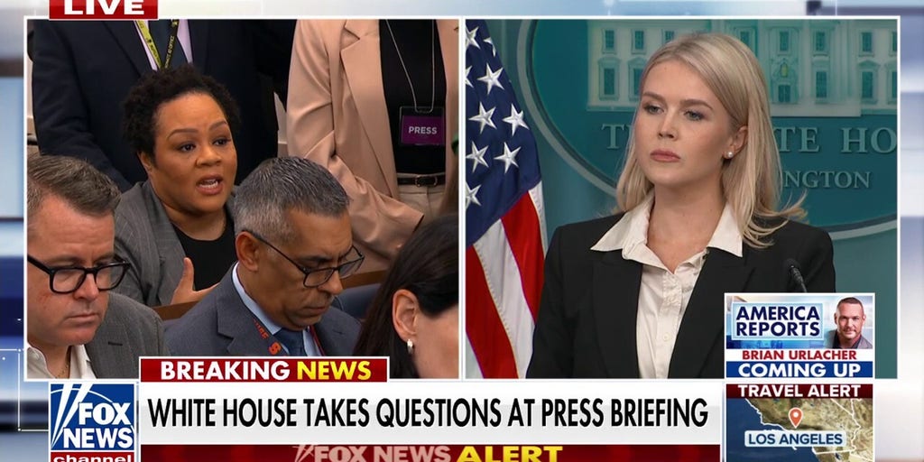 White House Press Secretary Clashes Over Trump South Africa Genocide Claims