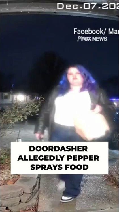WATCH: Alarming moment caught on cam of DoorDash delivery driver