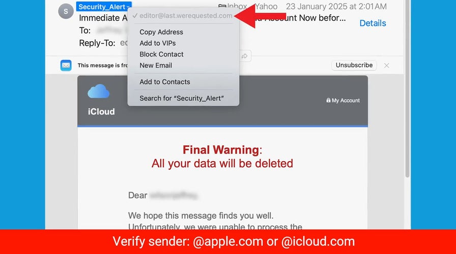 'CyberGuy': Don't fall for that sneaky iCloud storage alert in your inbox