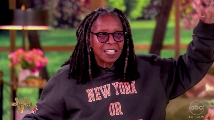 Whoopi Goldberg defends Trump, Mamdani at Knicks Finals game