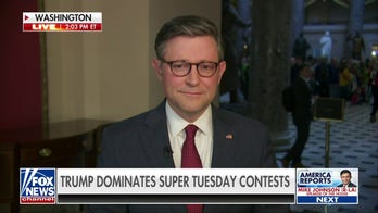 Trump’s coattails are ‘humongous’ after Super Tuesday domination: Speaker Johnson