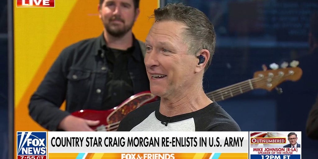 Country music star Craig Morgan reenlists in the military