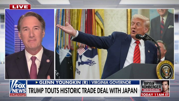 Virginia is a 'big winner' in Trump's deal with Japan, says Gov. Glenn Youngkin