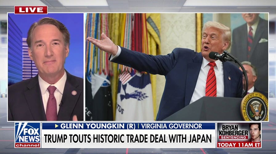 Virginia is a 'big winner' in Trump's deal with Japan, says Gov. Glenn Youngkin