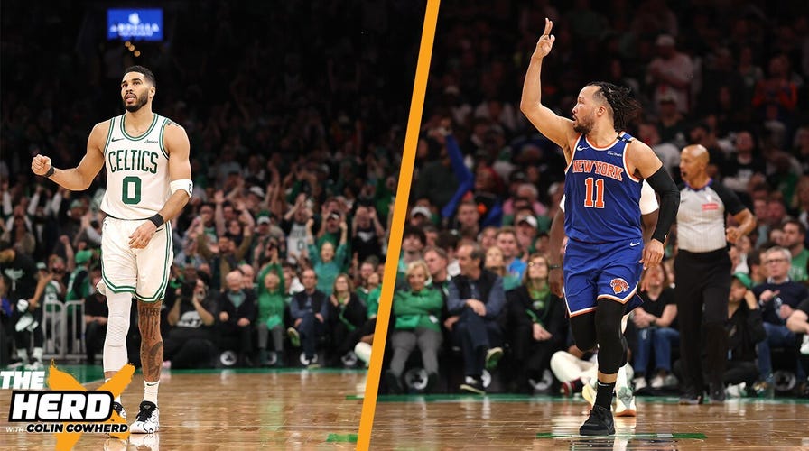 Nick Wright reacts to Boston Celtics losing Game 1 to New York Knicks | The Herd