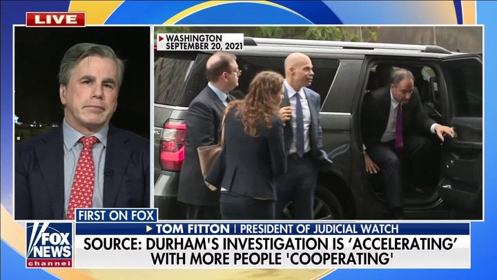 Tom Fitton on Durham probe: 'They spied on Trump and made up information'
