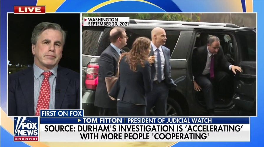 Tom Fitton on Durham probe: 'They spied on Trump and made up information'
