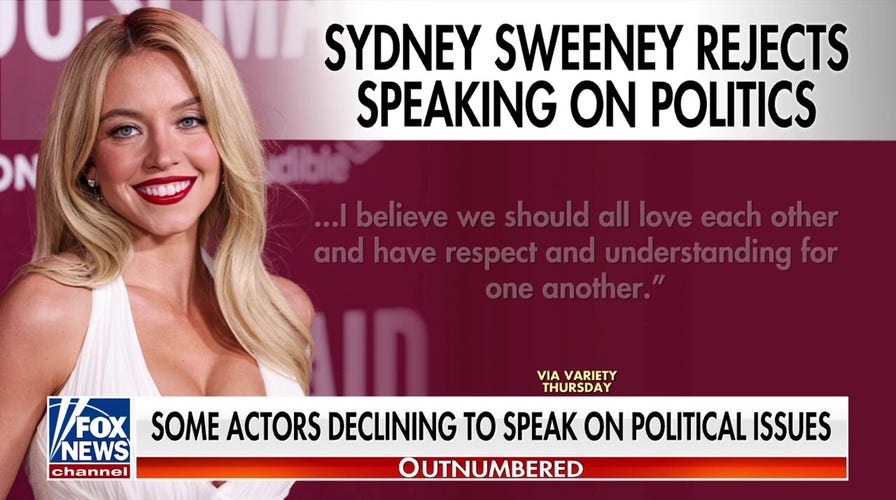 Sydney Sweeney rejects speaking about politics