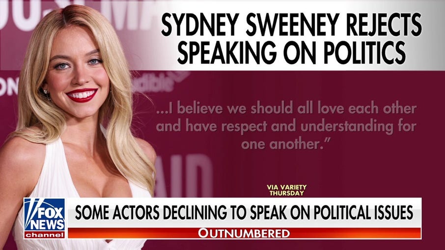 Sydney Sweeney rejects speaking about politics