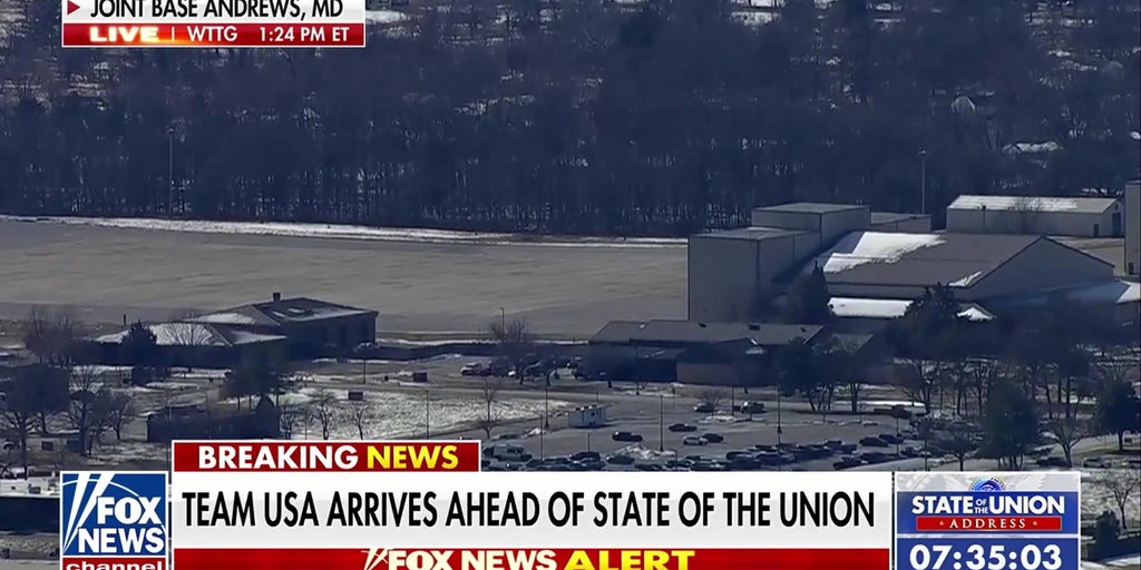 Team USA men’s hockey team arrives in Washington ahead of State of the Union