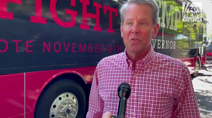 Republican Gov. Brian Kemp of Georgia discusses his 2022 re-election campaign