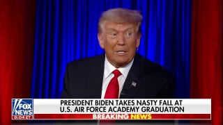  Trump reacts to Biden's tumble: 'That was a bad fall' - Fox News