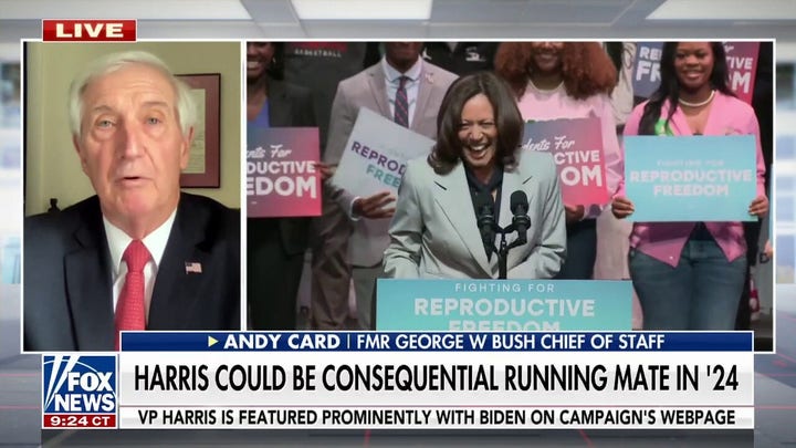 Kamala Harris is not up to the task right now: Andy Card