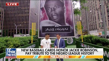 New baseball cards honor Jackie Robinson, Negro League history