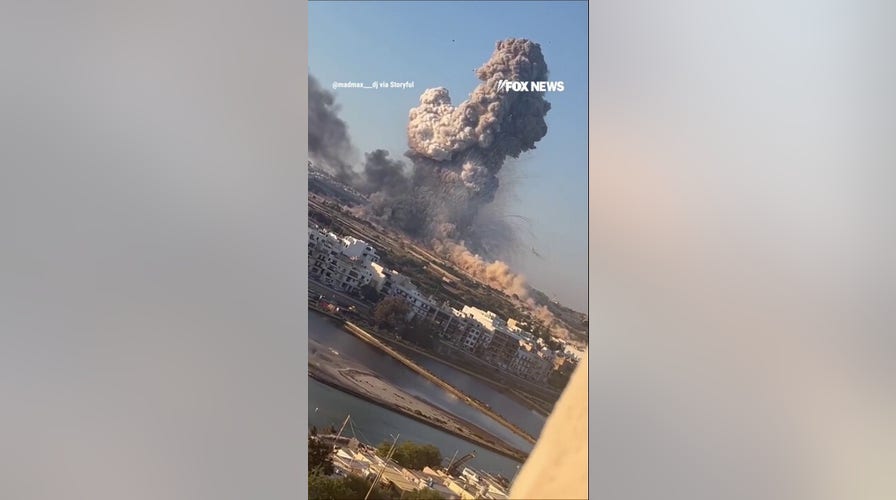 Giant fireball ERUPTS after fireworks factory explosion