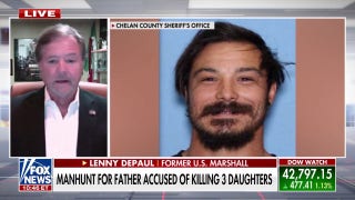 Father accused of killing 3 daughters is 'off the grid' as manhunt is underway, former US Marshall says