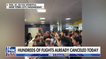 Hundreds of flights canceled ahead of holiday weekend