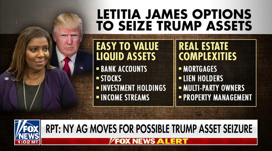 NY AG laid the ground to seize Trump’s assets if he cannot come up with $454M bond