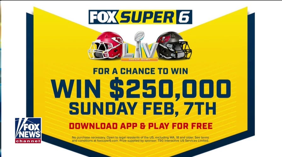 FOX Bet Super 6: Play to win $250,000 on Super Bowl Sunday