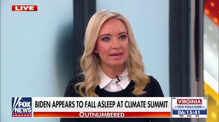 Kayleigh McEnany: Biden's apparent nap during climate speech 'sad metaphor' for presidency