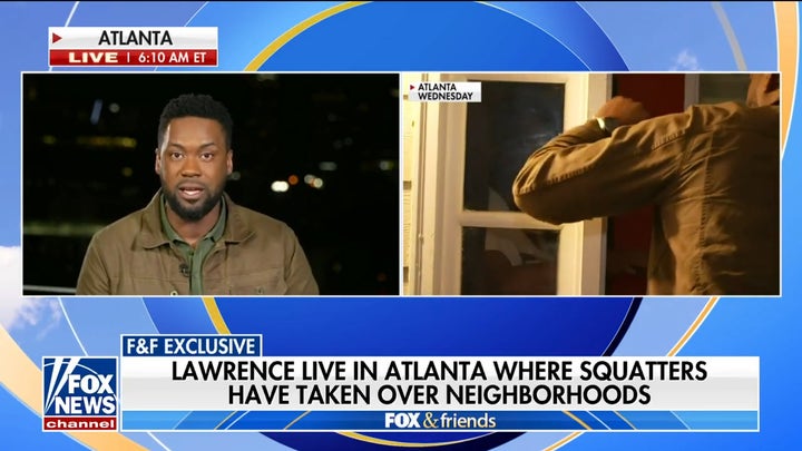Lawrence Jones confronts alleged squatter in Atlanta