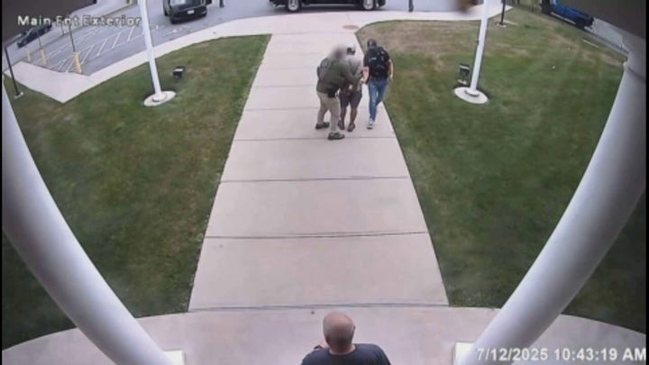 Portsmouth Police Department shares video of ICE arrest
