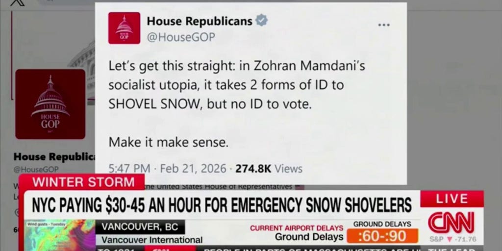 Mamdani pressed on requiring two forms of ID for getting paid to snow shovel