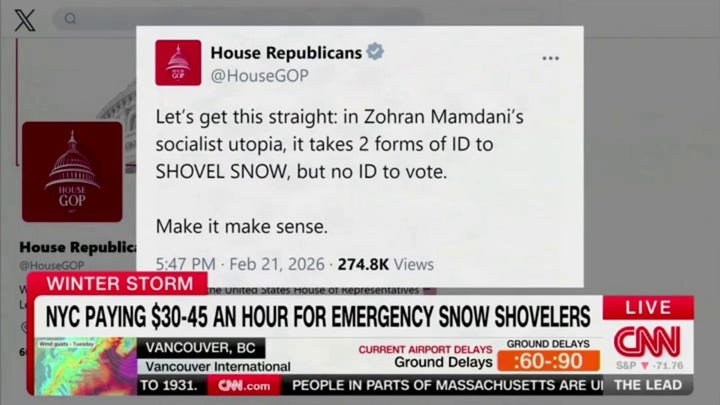 Mamdani pressed on requiring two forms of ID for getting paid to snow shovel