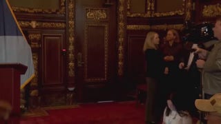 Tim Walz abruptly ends press conference with no questions