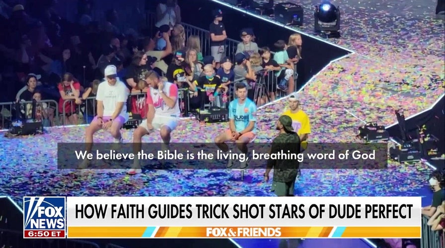 Dude Perfect: 'Fox & Friends' visits viral trick shot sensation's new HQ