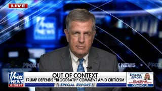 ‘Bloodbath’ is widely used figuratively, look at the context: Brit Hume - Fox News