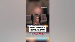 Melania Trump 'SETS THE BAR' for fashion at the White House