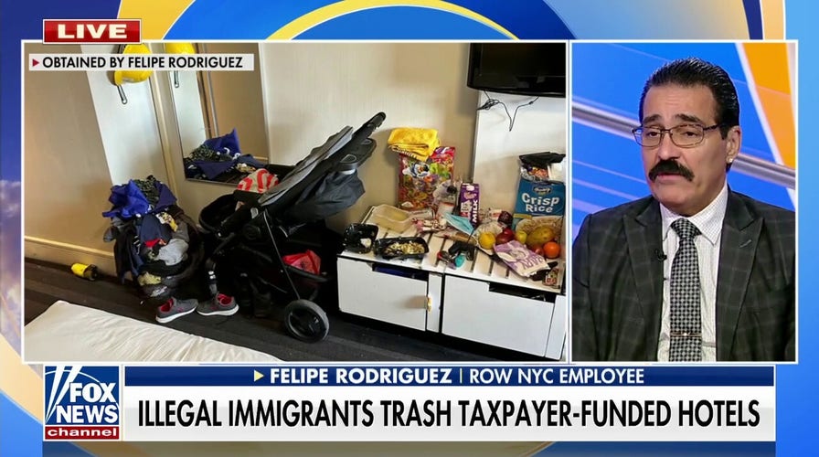 Illegal immigrants reportedly trashing taxpayer-funded hotels in NYC