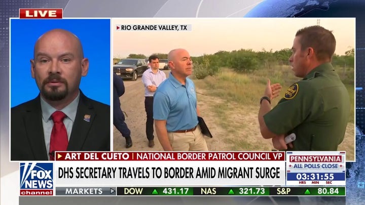 Biden admin's border visits 'mean nothing': Border Patrol Council VP