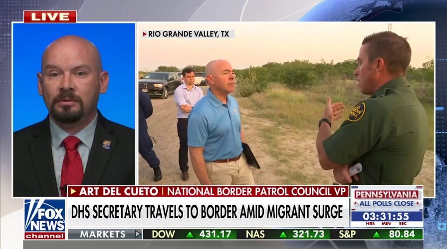 Biden admin's border visits 'mean nothing': Border Patrol Council VP