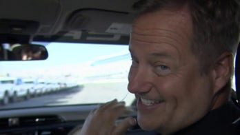 Rick Reichmuth rides in Daytona pace car with Erik Jones