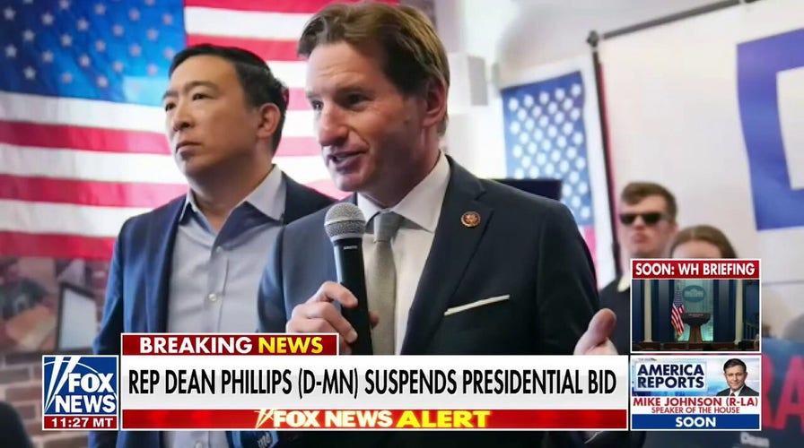 Democrat Dean Phillips drops out of presidential race