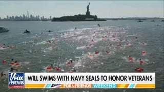 Will Cain, Navy SEALs honors veterans at 2024 NYC SEAL Swim - Fox News