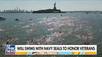 Will Cain, Navy SEALs honors veterans at 2024 NYC SEAL Swim