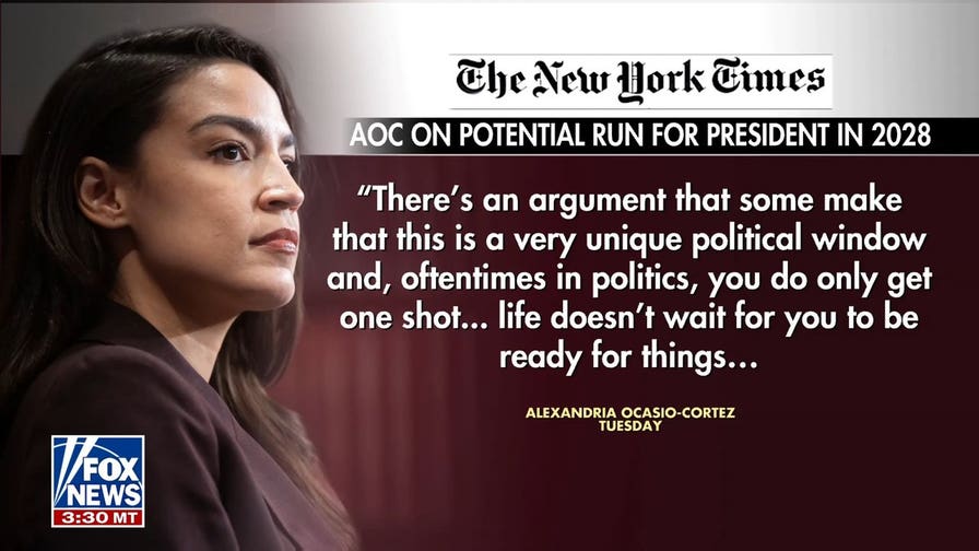 AOC leaves door open to 2028 White House run