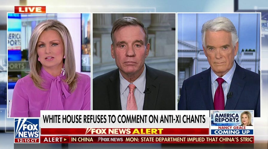 Sen. Mark Warner: We need to stand with anti-Xi protesters