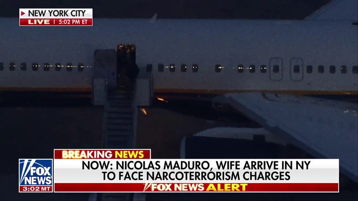 Venezuela’s Nicolás Maduro, wife arrive in New York