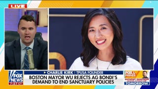 Charlie Kirk sounds off on Boston mayor's defiance of Trump immigration crackdown