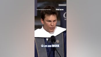 GRAD JABS: Brady cracks Belichick joke at commencement