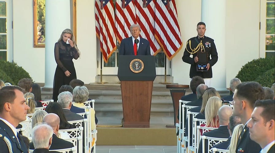 Trump posthumously awards Charlie Kirk the Presidential Medal of Freedom